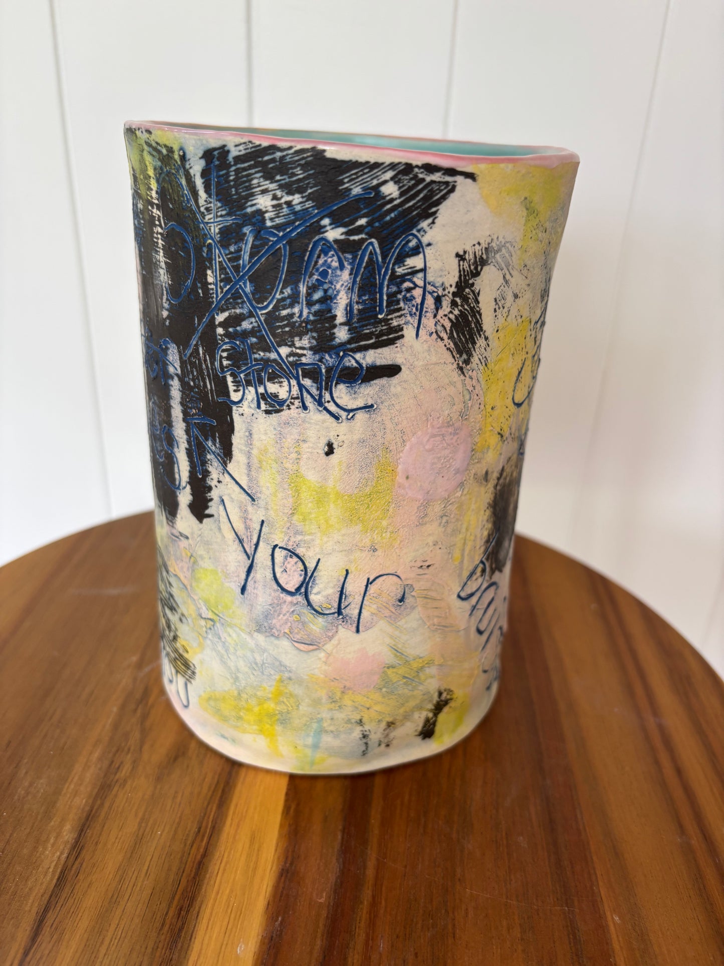 My body bruised - wine bottle cooler