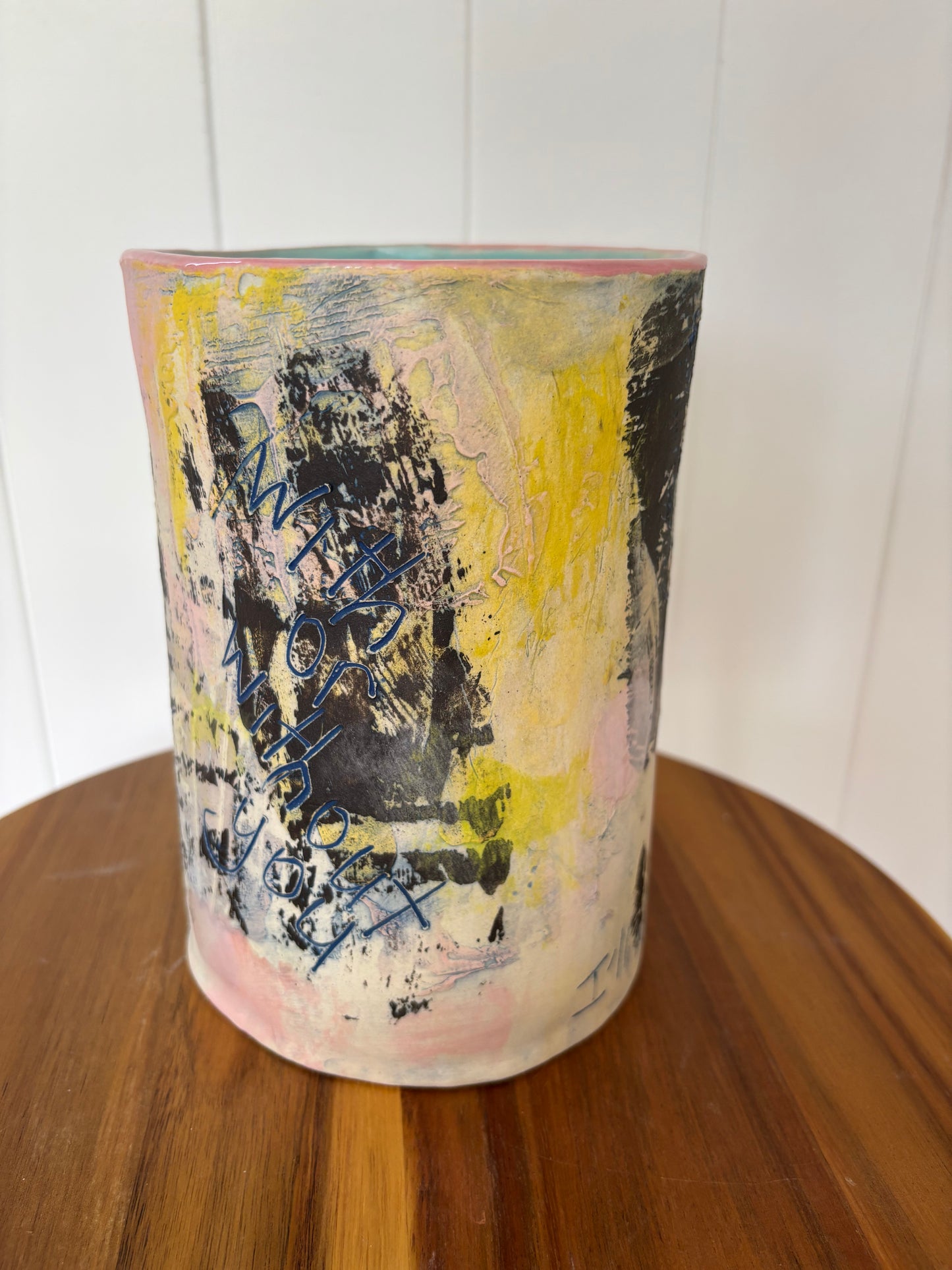 My body bruised - wine bottle cooler