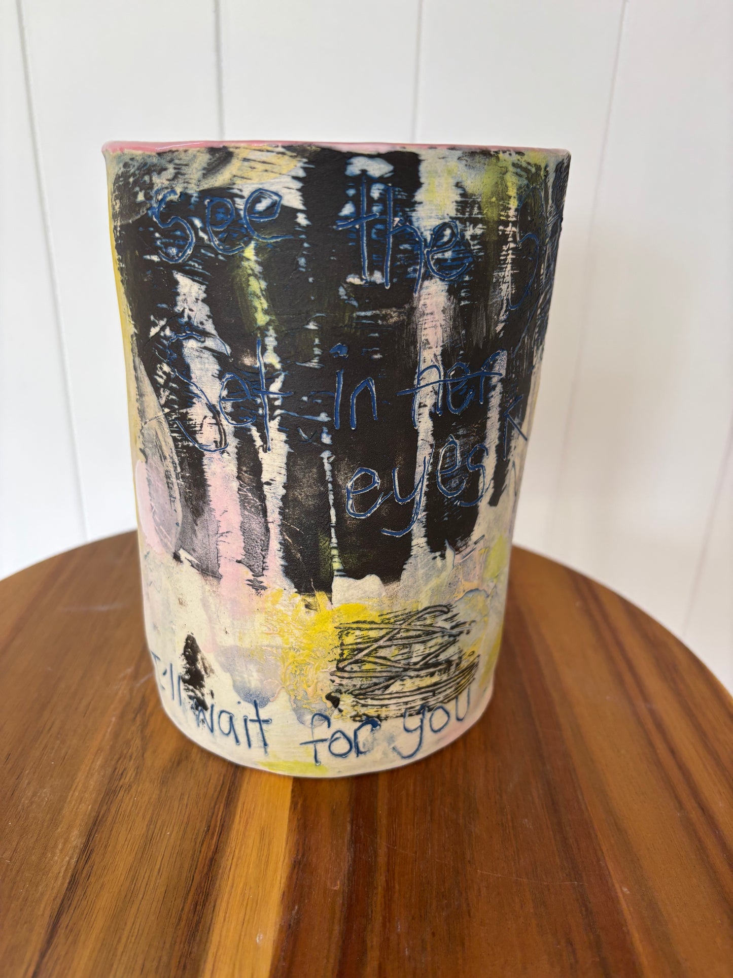 My body bruised - wine bottle cooler